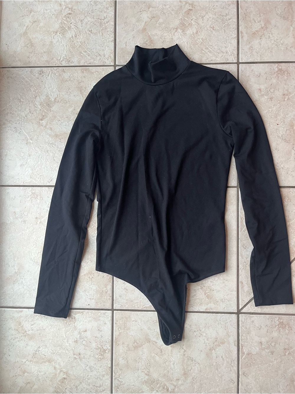 Abercrombie & Fitch Mock Neck Bodysuit - Small